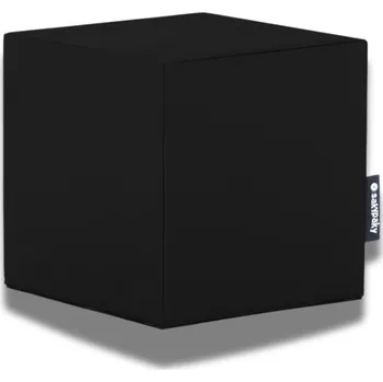 Sedací pytel AAA matrace Sedací vak TABURET KOSTKA Černá