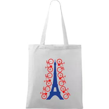 Cyclo Paris - Taška bavlněná - 42 x 38 cm ( Bílá )