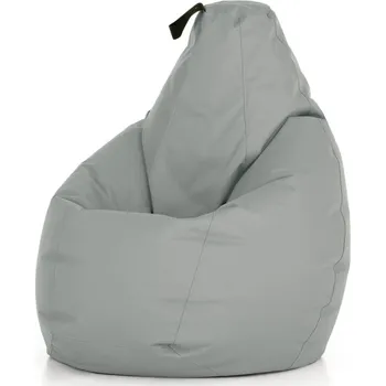 Sedací pytel AAA matrace Sedací vak HRUŠKA Světle šedá