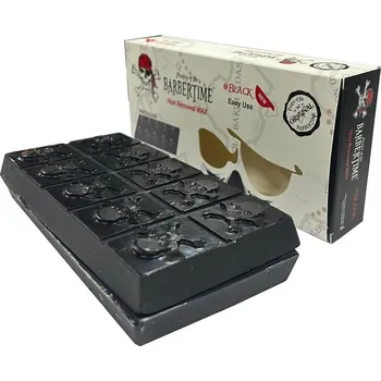 Černý depilační vosk BARBERTIME Hair removal wax 500 g