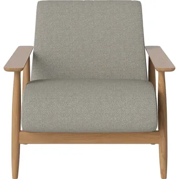 Křeslo Křeslo Visti, více variant - Bolia Varianta: olejovaný dub, Látka: kolekce Ascot | barva - tmavě béžová