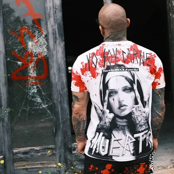 Pánské tričko Pánské triko Yakuza Carne Regular 26008 white velikost: 6XL