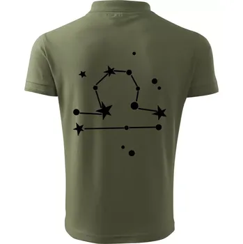 Pánská košile Souhvězdí - Libra - Váhy - Polokošile pánská Pique Polo 203 - XL ( Khaki )