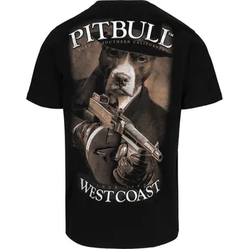 Pánská móda PitBull West Coast - pánské triko TOMMY GUN černé velikost: M