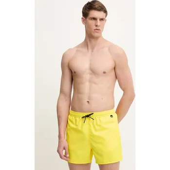 Pánské kraťasy Plavkové šortky EA7 Emporio Armani žlutá barva, AF13019.7M000510 11X, vel. L