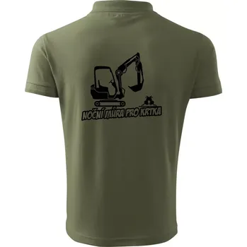 Pánská košile Noční můra pro krtka - Polokošile pánská Pique Polo 203 - XL ( Khaki )