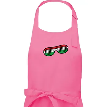 Kuchyňská zástěra Italie brýle - Dámská zástěra na vaření - Univerzální velikost ( Růžová )