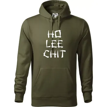 Pánská mikina Ho lee chit - Mikina pánská Cape s kapucí - 2XL ( Military )