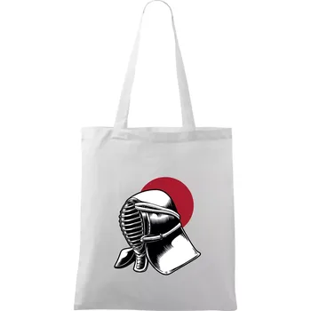 Japan culture - šerm - Taška bavlněná - 42 x 38 cm ( Bílá )