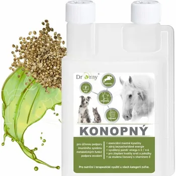 Krmivo pro psa Dromy Konopný olej 1 l