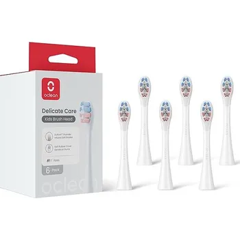 Náhradní hlavice k elektrickému kartáčku Oclean Kids 6-pack P3K1 White