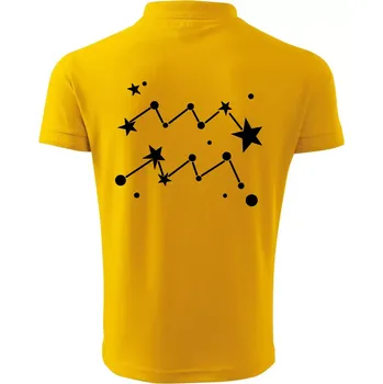 Pánská košile Souhvězdí - Aquarius - Vodnář - Polokošile pánská Pique Polo 203 - 2XL ( Žlutá )