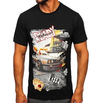 Pánské tričko Pánské triko Bolf BMW Life Black velikost: M