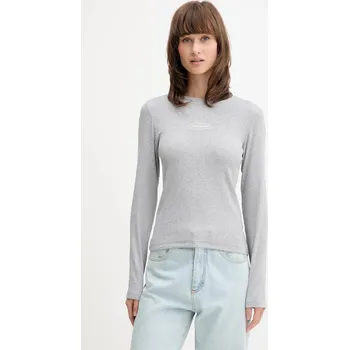 Pánské tričko Tričko s dlouhým rukávem Guess Jeans W5YP38.KA0H1 šedá 09X, vel. S