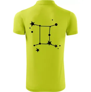 Pánská košile Souhvězdí - Gemini - Blíženci - Polokošile Victory sportovní (dresovina) - XL ( Limetková )