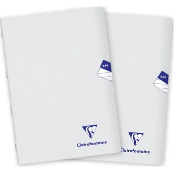 Sešit CLAIREFONTAINE Mimesys PP, A4 "444" linkovaný, 40 listů, transparentní - sada 2 ks