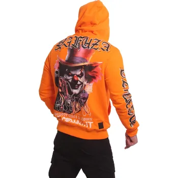 Pánská móda Pánská mikina Yakuza Like A Clown 25003 orange velikost: 4XL