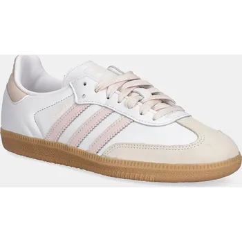 Dámské tenisky Kožené boty adidas Originals Samba OG dámské, bílá barva, JS1351 00X, EUR 40 2/3