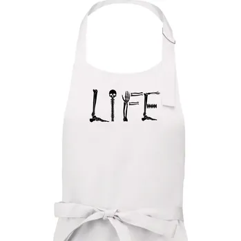 Kuchyňská zástěra Radiology Life - Dámská zástěra na vaření - Univerzální velikost ( Bílá )
