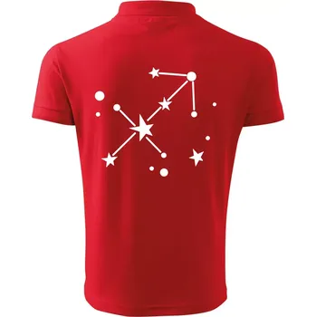 Pánská košile Souhvězdí - Sagittarius - Střelec - Polokošile pánská Pique Polo 203 - 3XL ( Červená )
