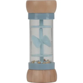 Little Dutch Forest Friends Rain Rattle chrastítko 3 m+ Blue 1 ks