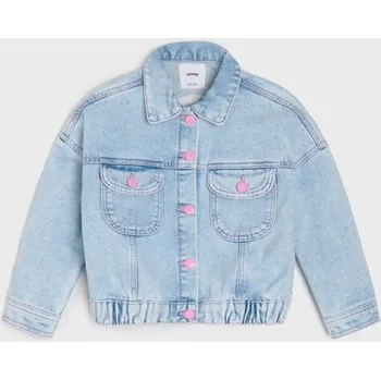Dívčí oblečení Sinsay - Džínová bunda - modrá - 654EI-05J - 654EI-05J-140