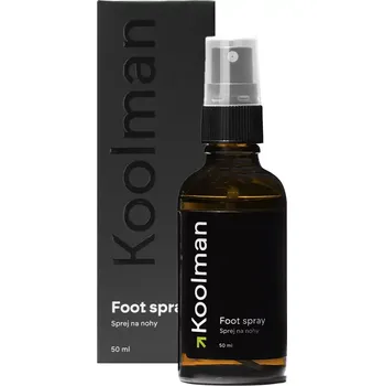 Kosmetika na nohy Koolman Foot Spray 50 ml - Antibakteriální sprej na nohy proti zápachu i plísním