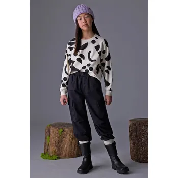 Chlapecké kalhoty Tepláky Mayoral jogger cargo 7578.8F.Junior.9BYA černá 99X, vel. 162