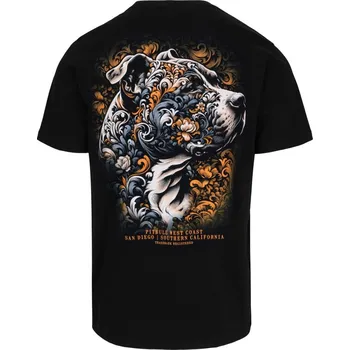 Pánské tričko PitBull West Coast - pánské triko TATTOO černé velikost: L