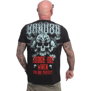 Pánská móda Pánské triko Yakuza Judge 24035 black velikost: 5XL