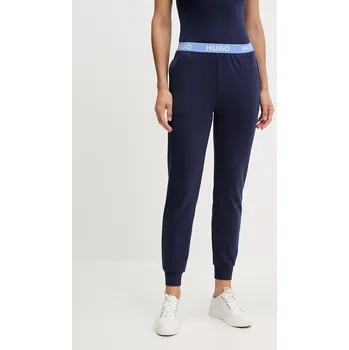 Dámské kalhoty Kalhoty HUGO SPORTY LOGO_PANTS růžová barva, 50520499 59X, vel. S