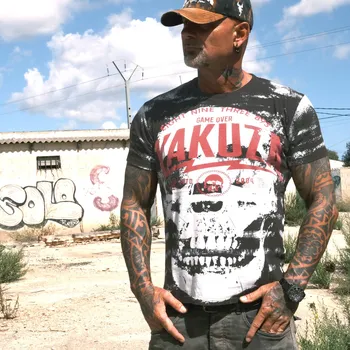Pánská móda Pánské triko Yakuza Jailbreak Regular 25025 black velikost: 5XL