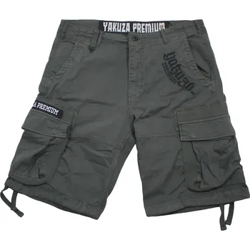 Pánské Yakuza Premium Cargo kraťasy 3850 dark grey velikost: 5XL