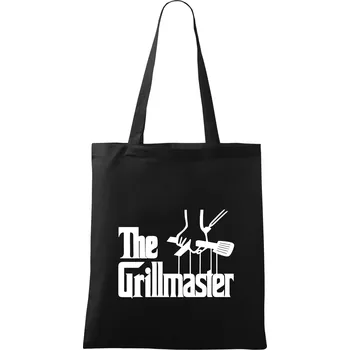Nákupní taška The Grillmaster - Taška bavlněná - 42 x 38 cm ( Černá )