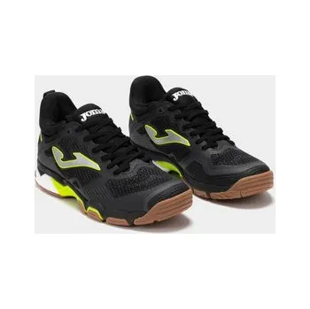 Pánská sportovní obuv Joma Sport B.BRESTON 2501 BLACK Sálová obuv černá / žlutá, UK 9, EU 43,5, US 10, 27,7 cm