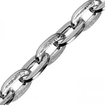 Řetízek Řetízek platinový, 3,5x5,5 mm