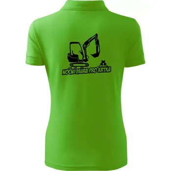 Noční můra pro krtka - Polokošile dámská Pique Polo - XS ( Apple Green )