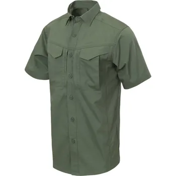 Pánská móda Košile DEFENDER Mk2 kratký rukáv OLIVE GREEN