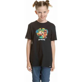 Chlapecké tričko Dětské tričko Meatfly Moto 2025 Black 134