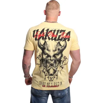 Pánské tričko Pánské triko Yakuza Victim 24039 pale banana velikost: 4XL