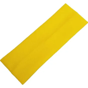 Čelenka Pružná látková čelenka - žlutá - 6,5cm