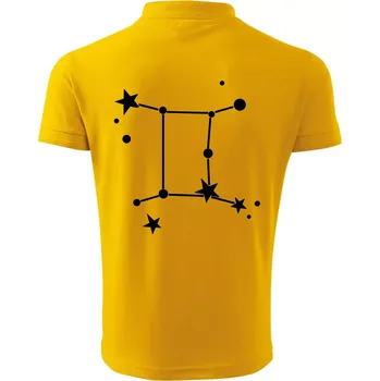 Pánská košile Souhvězdí - Gemini - Blíženci - Polokošile pánská Pique Polo 203 - 4XL ( Žlutá )