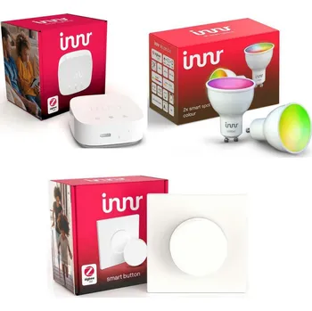 Žárovka Startovací sada chytrého osvětlení Innr SK 230 C-2 s můstkem / Zigbee GU10 / 2 LED žárovky / vícebarevná