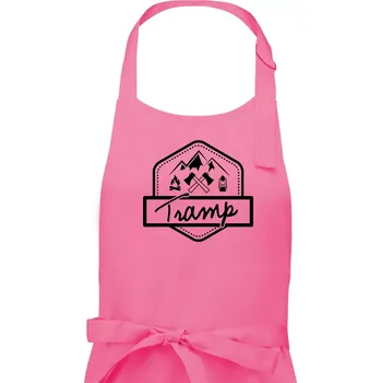 Kuchyňská zástěra Tramp erb - Pánská zástěra na vaření - Univerzální velikost ( Růžová )