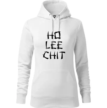 Dámská mikina Ho lee chit - Mikina dámská Cape s kapucí - XS ( Bílá )