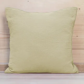 Povlak na dekorativní polštářek Mušelínový povlak na polštář MSN-070 Světlý pískově béžový 40 x 60 cm