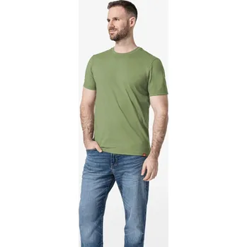 Pánské tričko CityZen Agen pánské bavlněné triko, světlá khaki 3XL