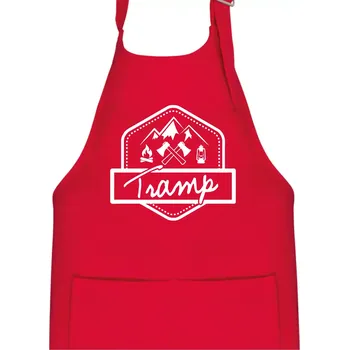 Kuchyňská zástěra Tramp erb - Dětská zástěra na vaření - Univerzální velikost ( Červená )