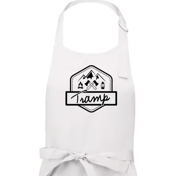 Kuchyňská zástěra Tramp erb - Dámská zástěra na vaření - Univerzální velikost ( Bílá )