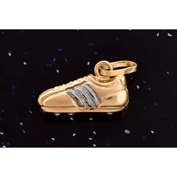 Šperk Zlatý přívěsek kopačka P056, Au 585/1000 14kt, 0,50g (14kt,váha:0,50g )